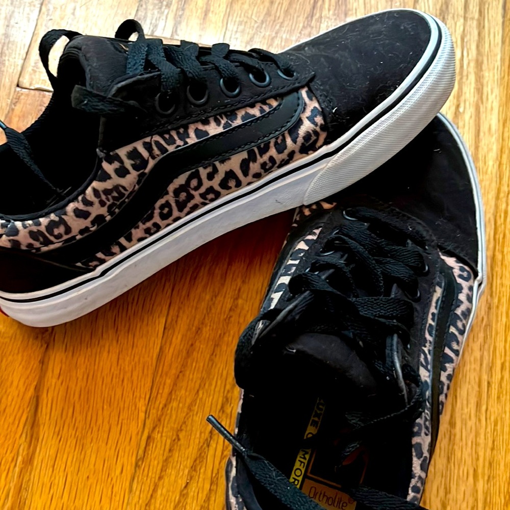 Womens Vans Leopard Print